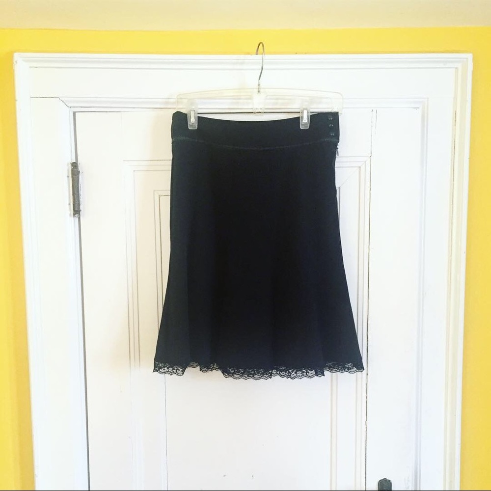Black Pleated Skirt
